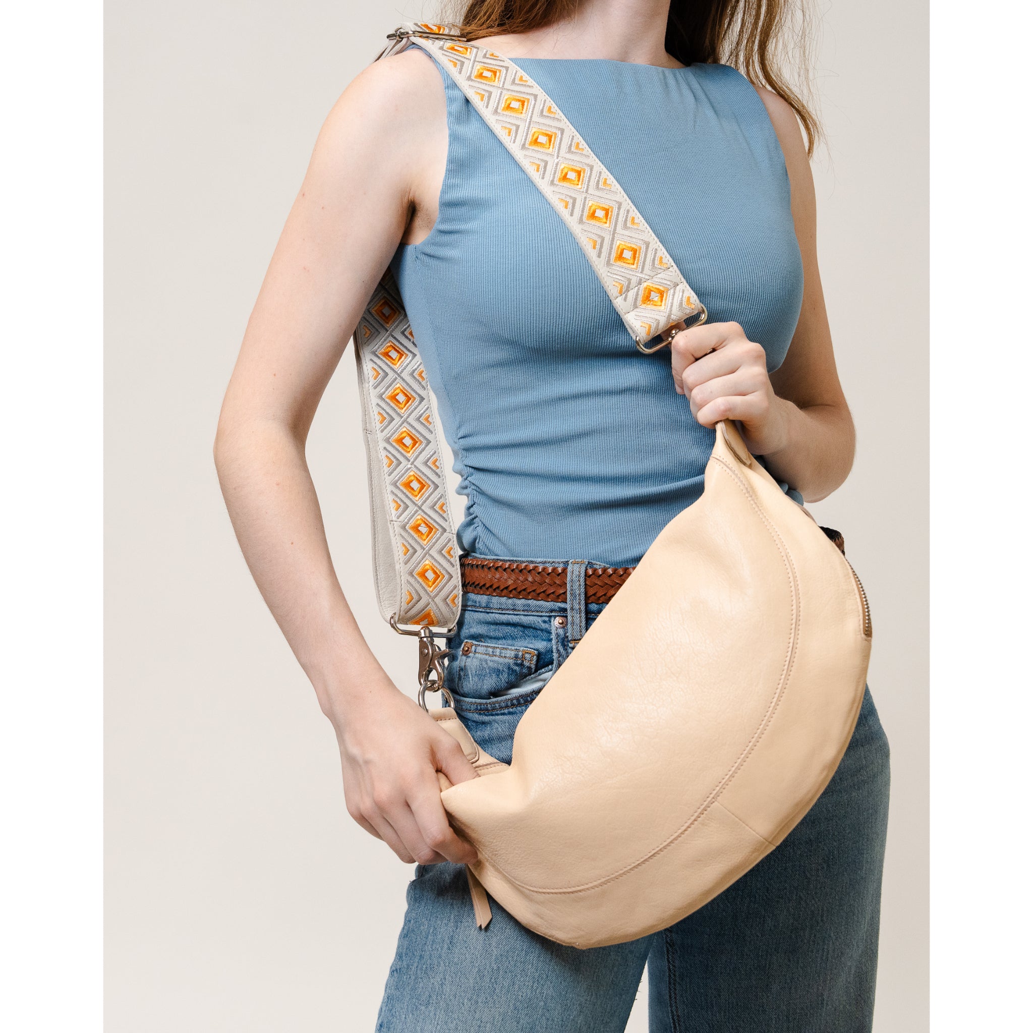 Creamsicle Leather Shoulder Strap - Image 10